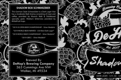 Dehop's Shadow Box - Shadow Box Schwarzbier