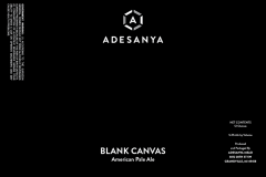 Adesanya Mead, Resident Brewer - Blank Canvas