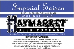 Haymarket Beer Company - Imperial Saison