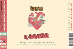 L-bombs - Double Dry Hopped Hazy Dipa With Sabro, Citra, Sultana & Mosaic Hops