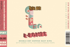 L-bombs - Double Dry Hopped Hazy Dipa With Sabro, Citra, Sultana & Mosaic Hops