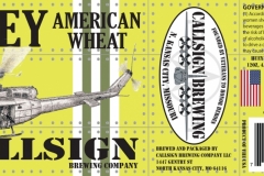 Callsign Brewing Company - Huey American Wheat