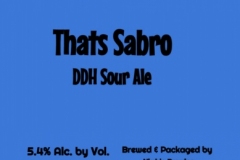 That's Sabro Sour Ale - 