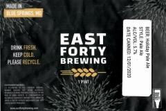 East Forty Brewing - Holiday Pale Ale