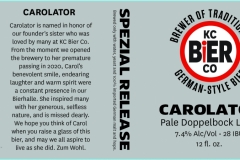 Kc Bier Co - Carolator