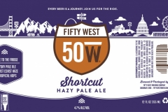 Fifty West Brewing Company - Shortcut Hazy Pale Ale