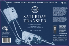 Masthead Brewing Co. - Saturday Transfer