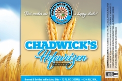 Hoppy Dude Brews - Chadwick's Hefeweizen Style Ale
