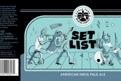 Eagle Park Brewing Company - Set List